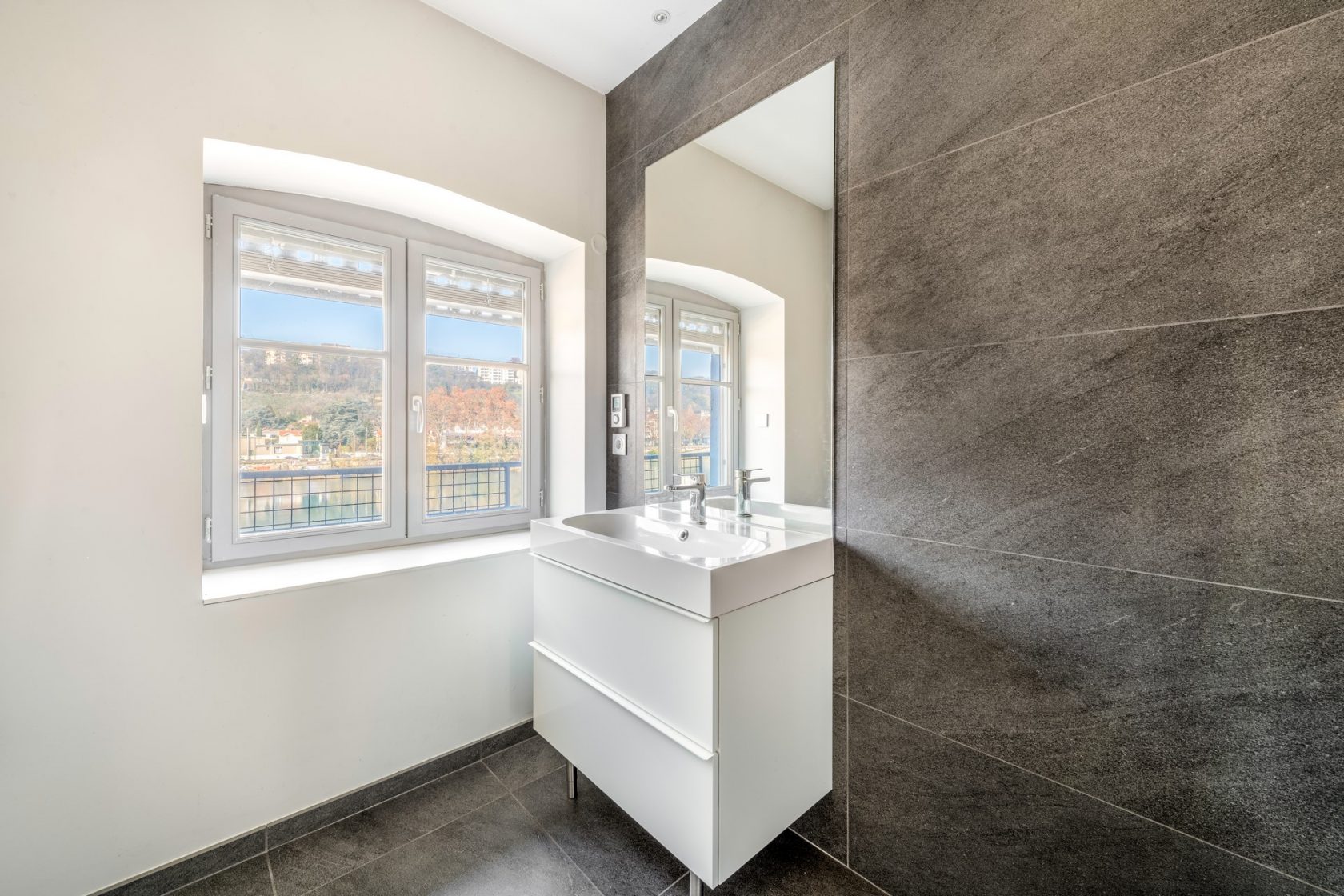 Appartement rénové avec vue sur l’Ile Barbe