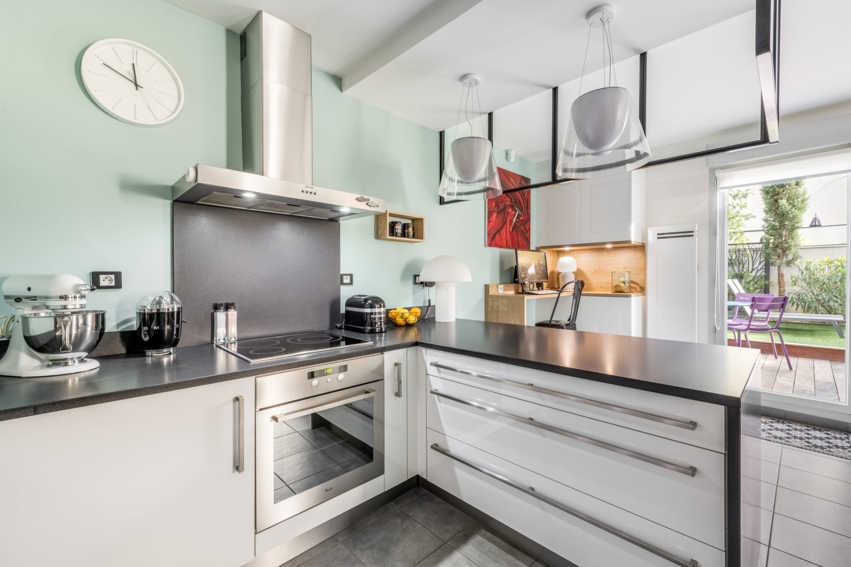 Duplex rénové avec jardin