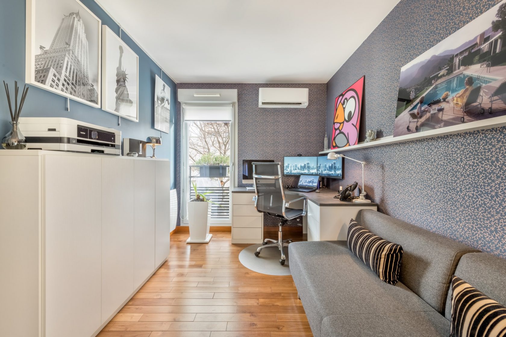 Duplex rénové avec jardin