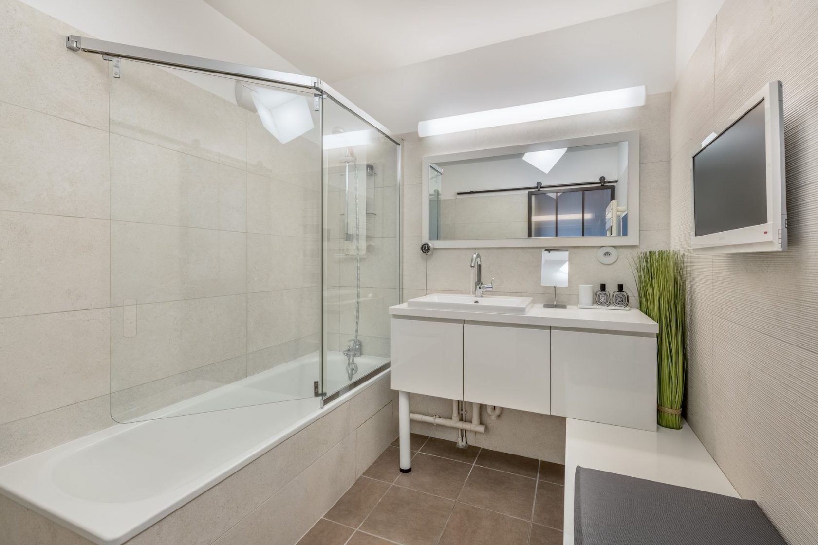 Duplex rénové avec jardin