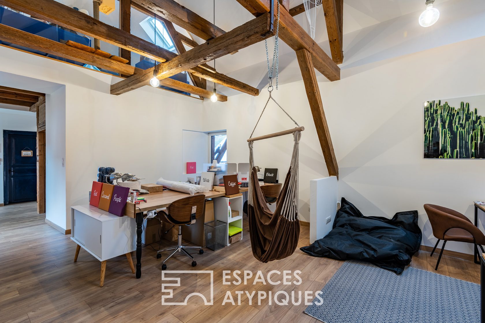 Renovated farmhouse in a loft-style