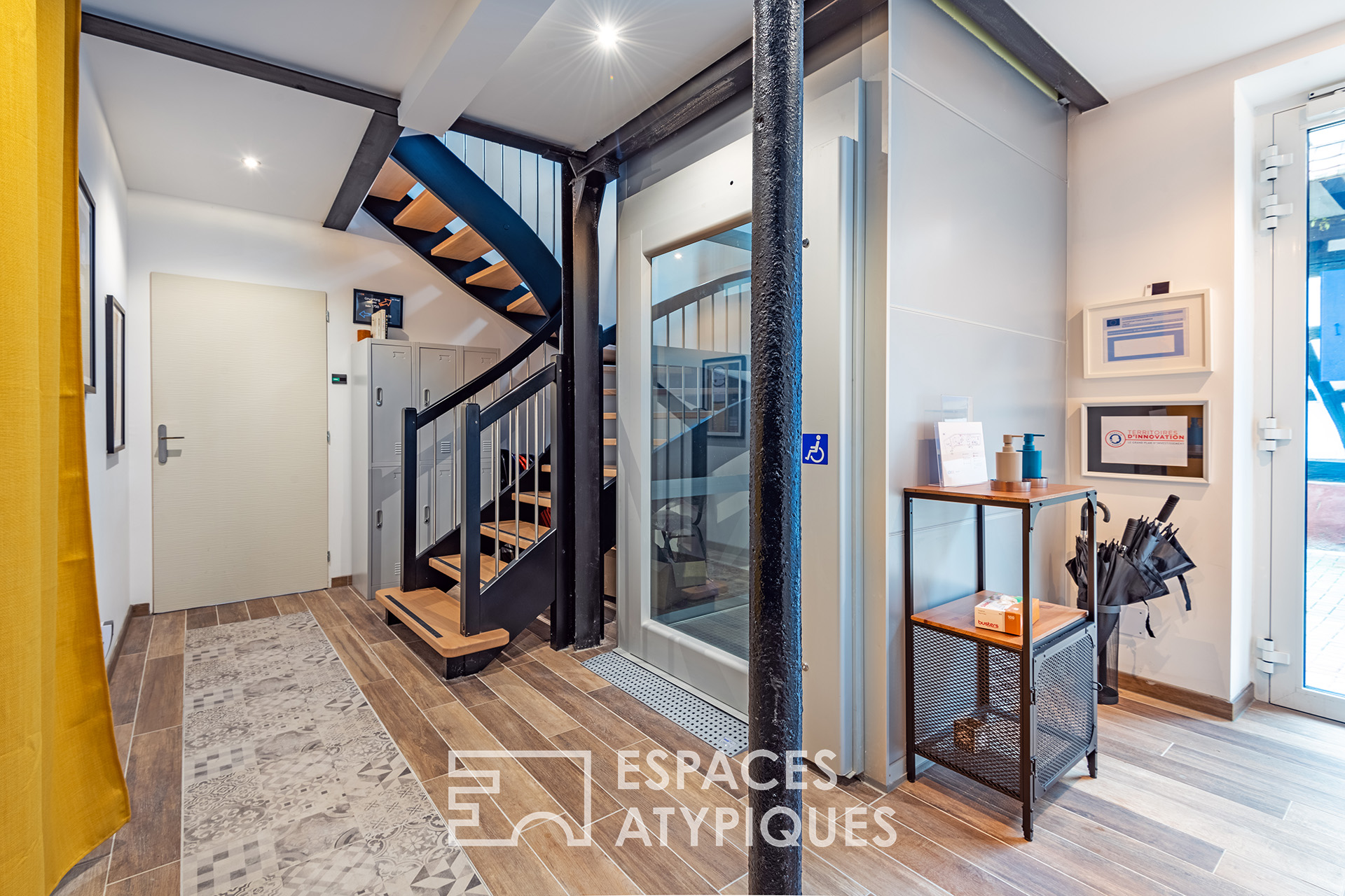 Renovated farmhouse in a loft-style