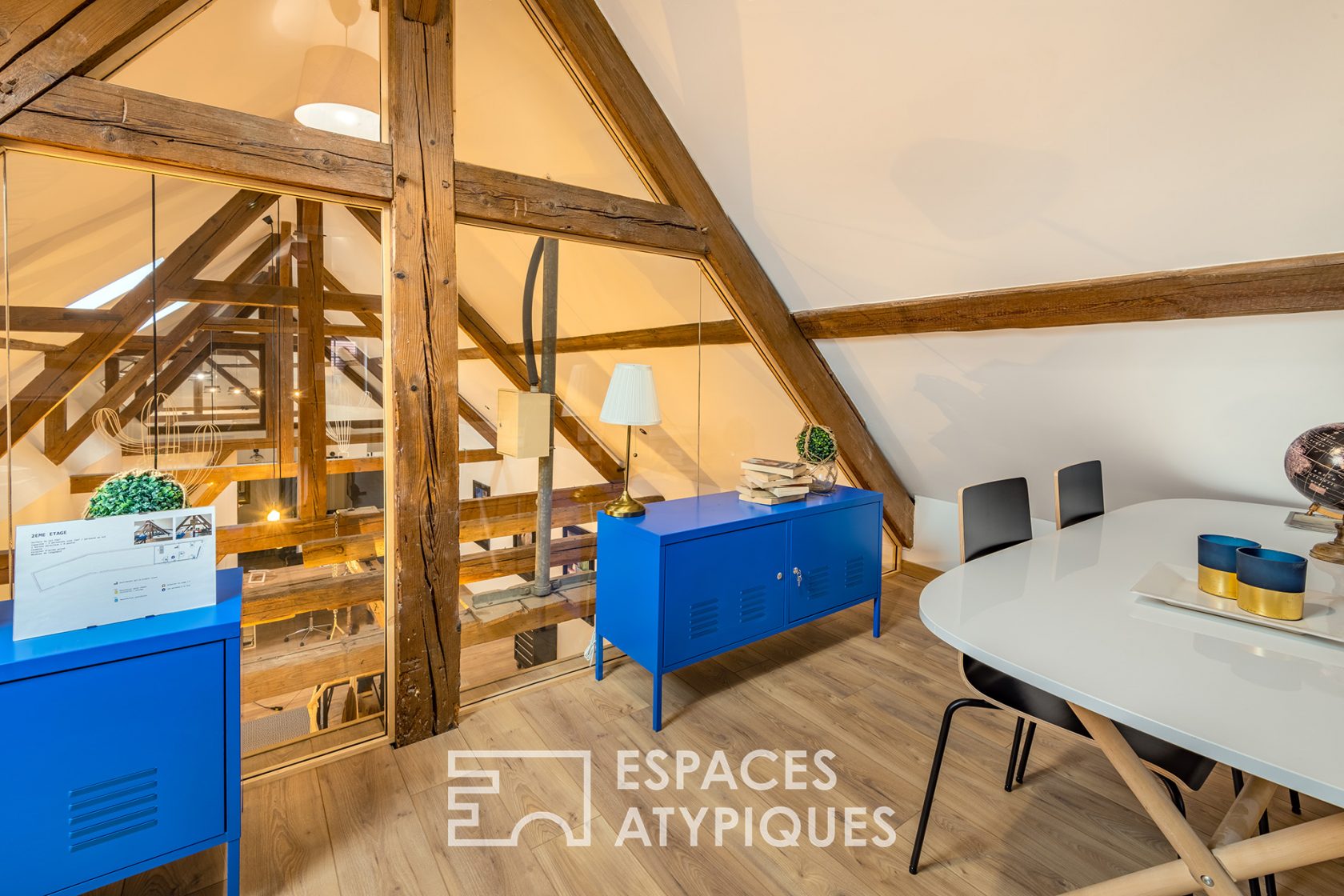 Renovated farmhouse in a loft-style