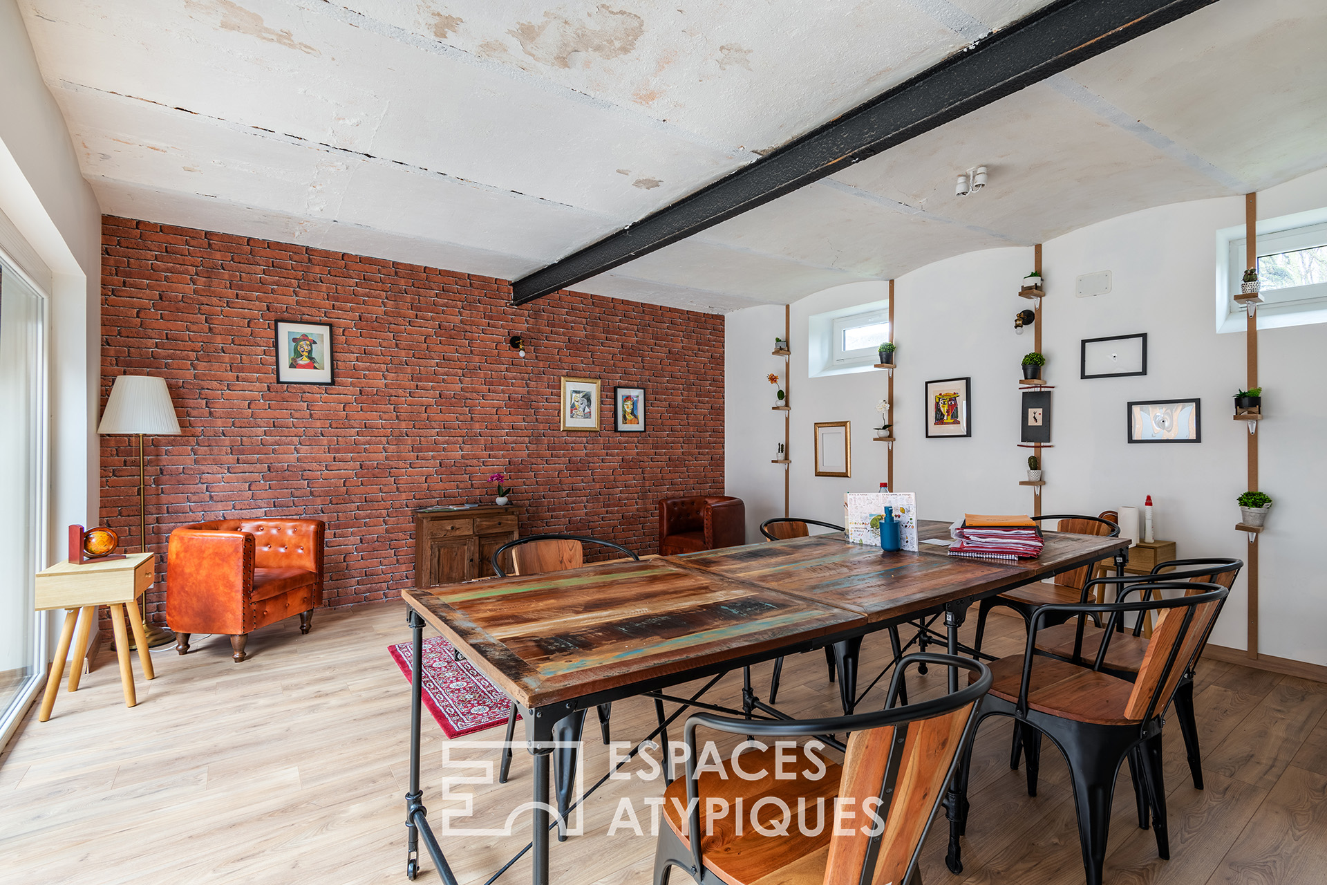 Renovated farmhouse in a loft-style