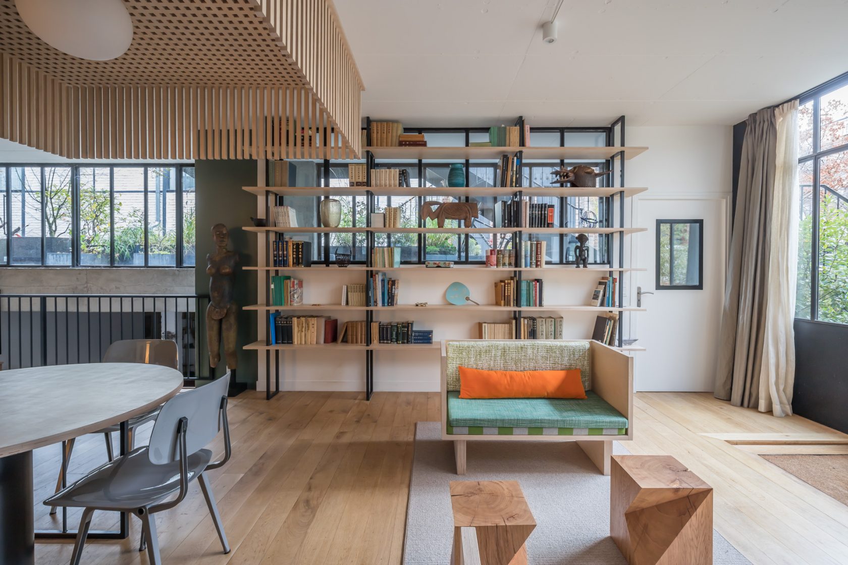 Loft in a former printing house