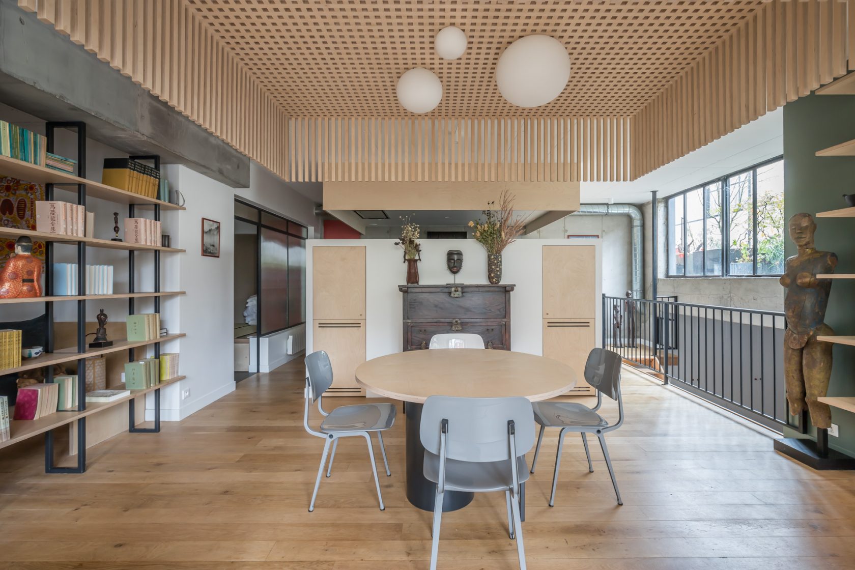 Loft in a former printing house
