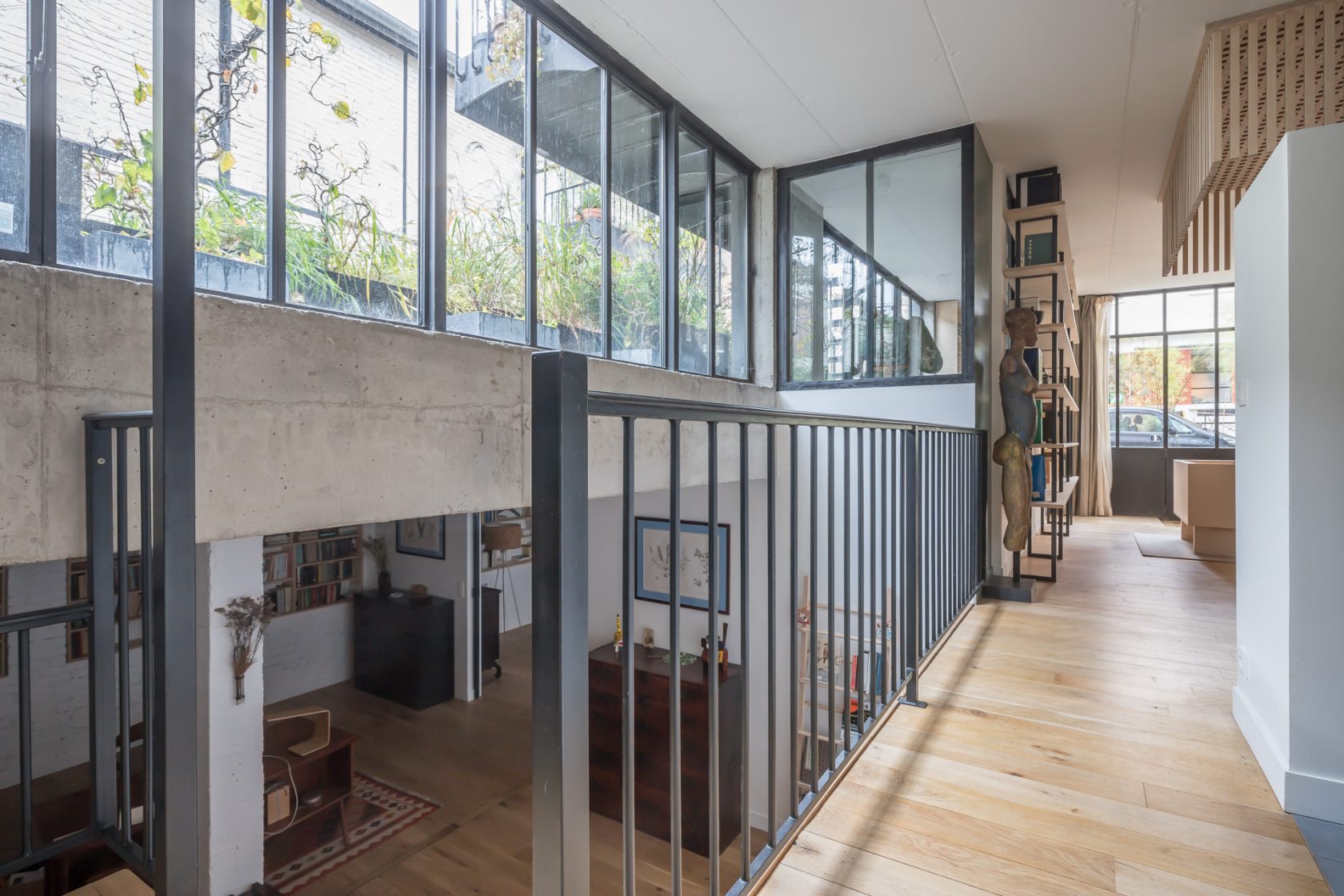 Loft in a former printing house