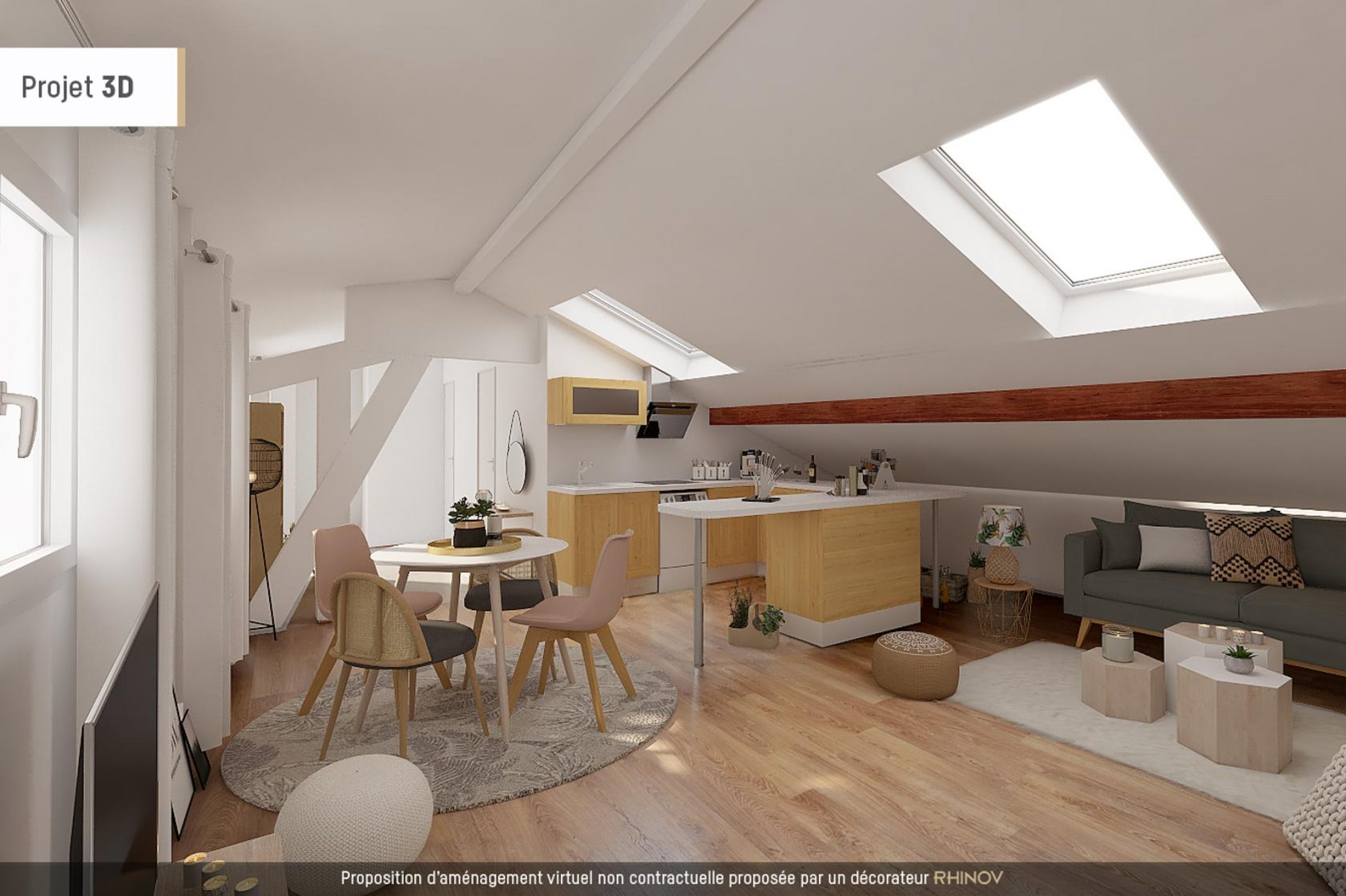 Attic penthouse with rooftop view in the heart of the Golden Triangle