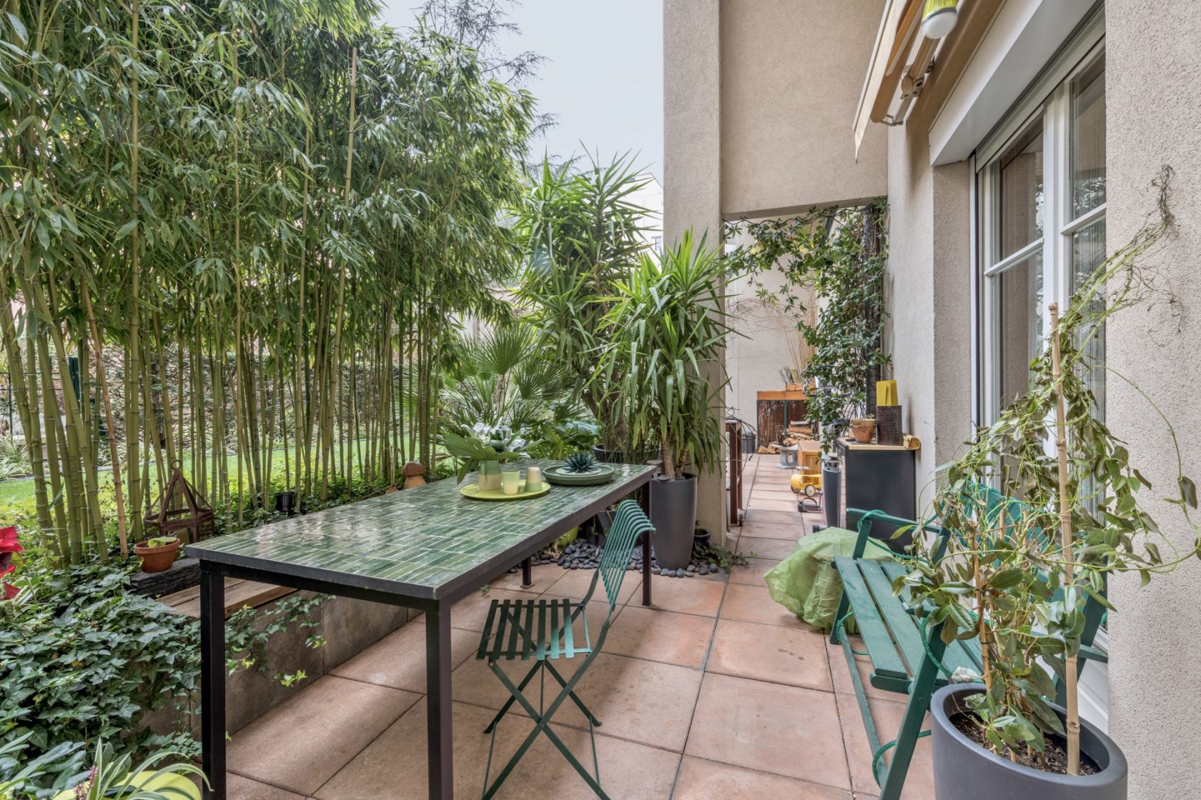Duplex avec jardin