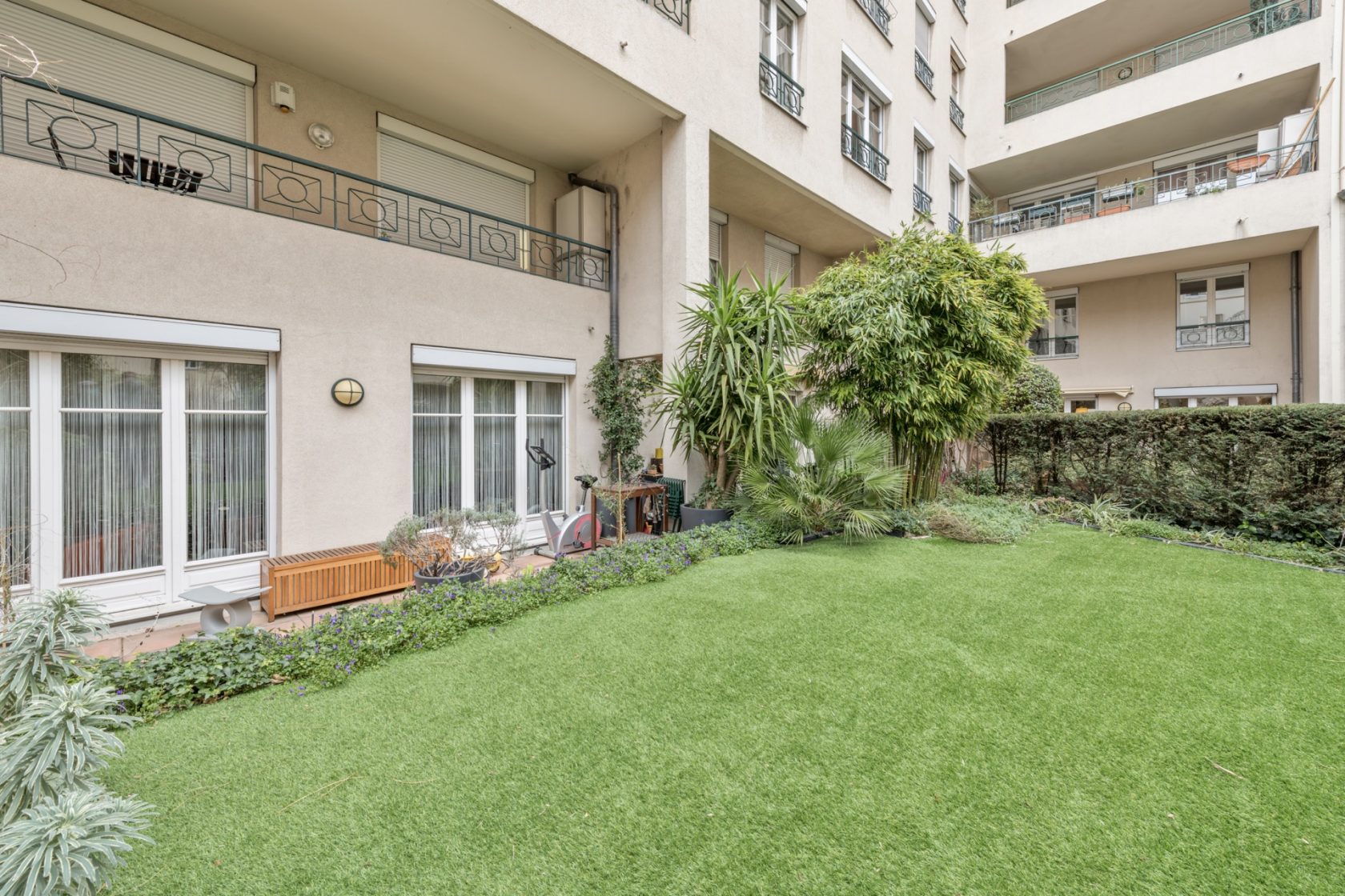 Duplex avec jardin