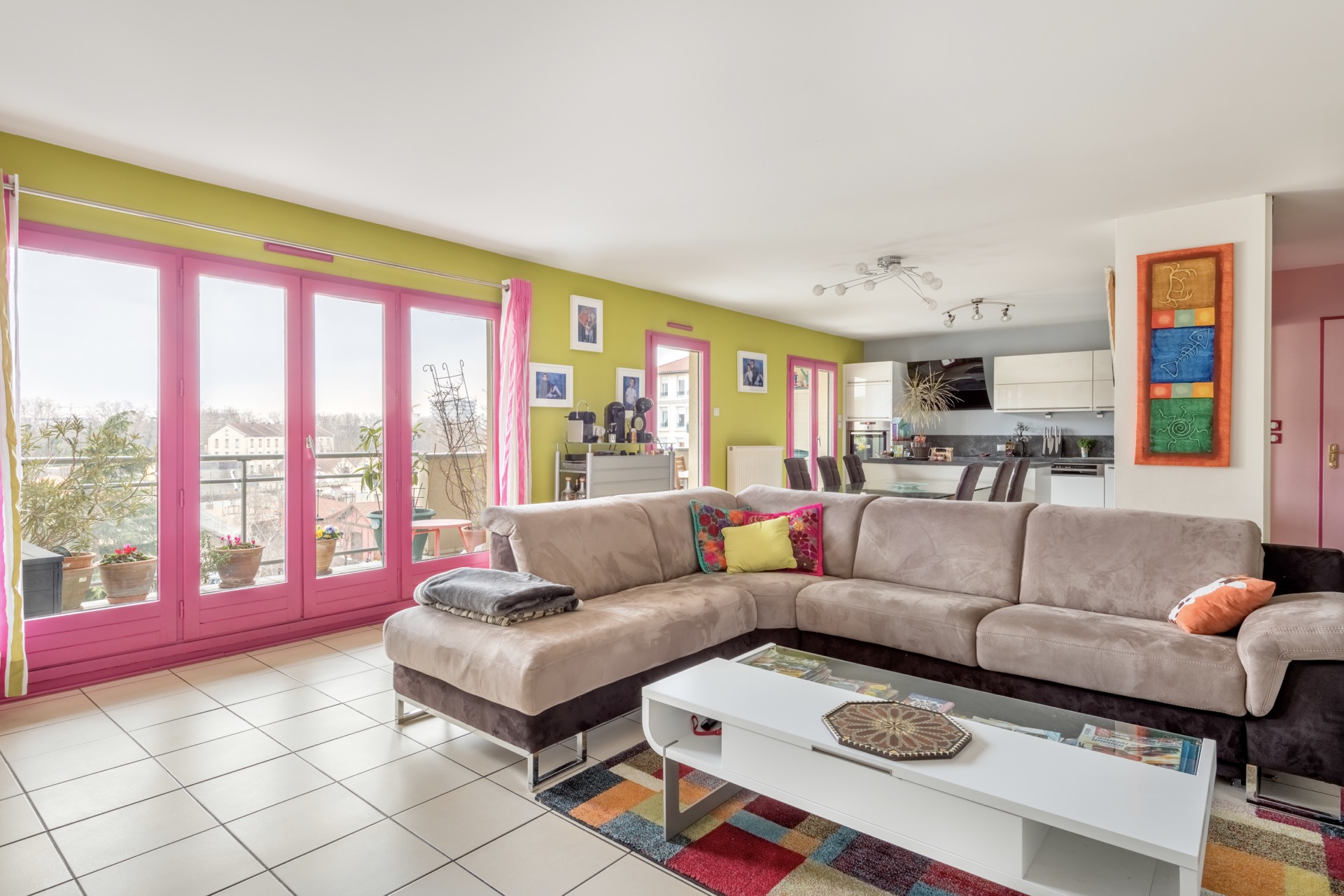 Appartement avec terrasse et vue sur le parc Blandan