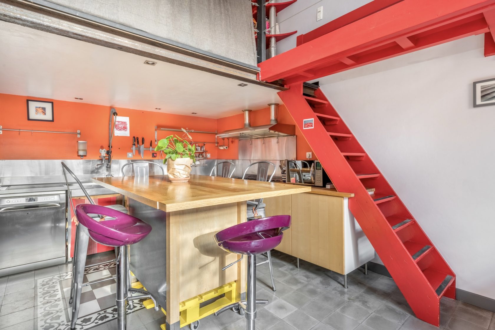 Loft avec terrasse