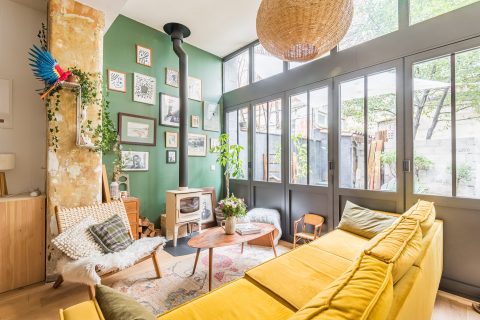 Bohemian chic house at the Palais Gallien