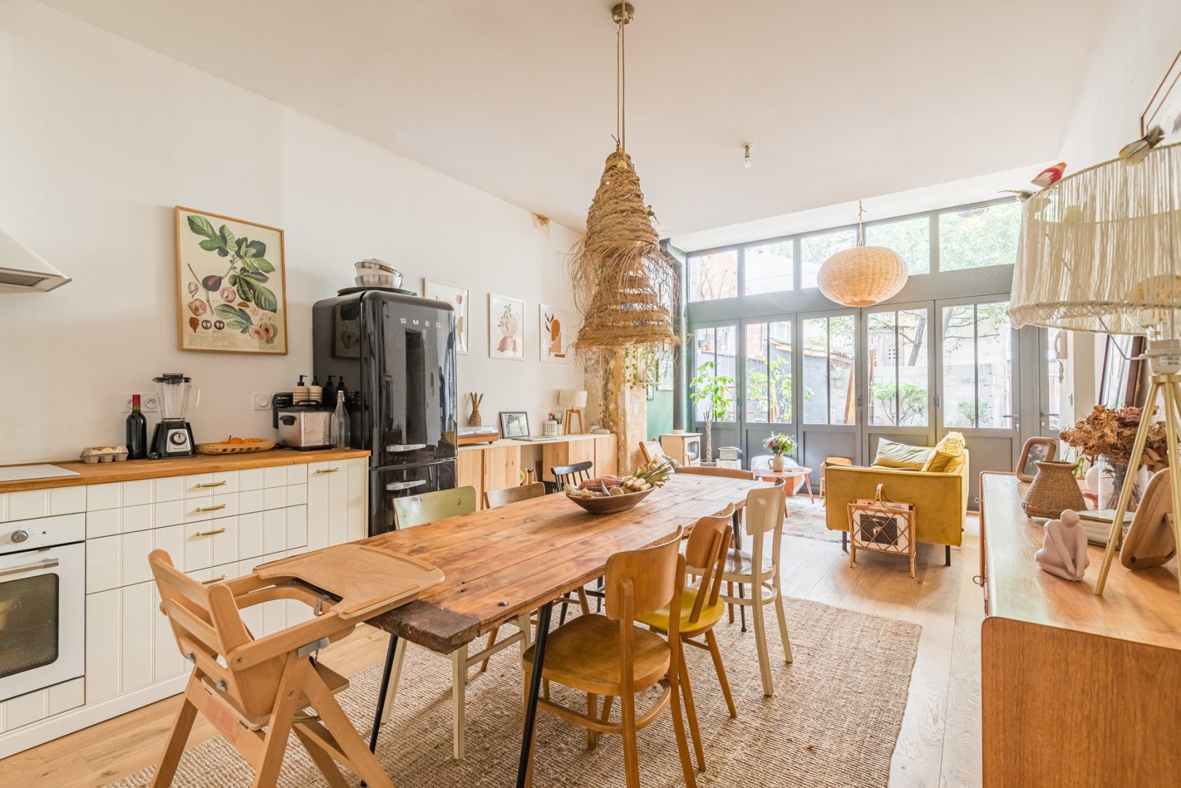 Bohemian chic house at the Palais Gallien