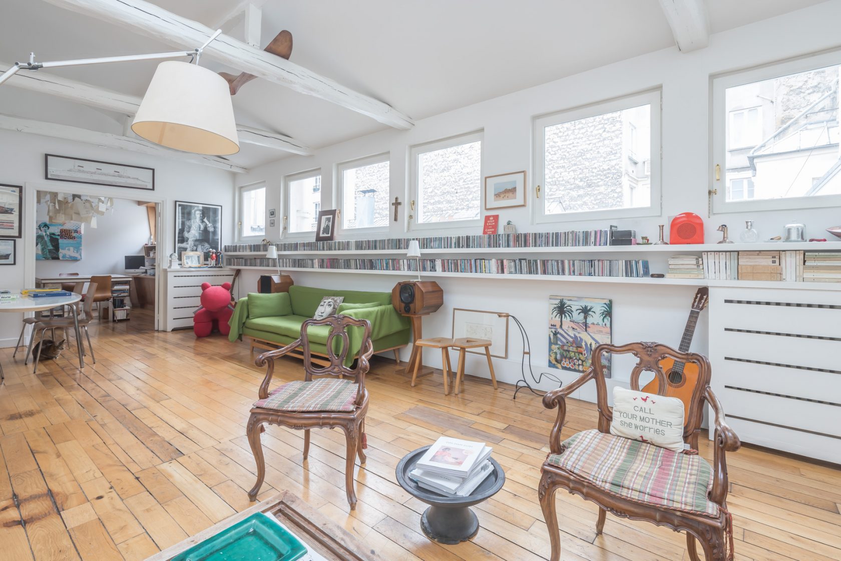 Contemporary apartment in passage