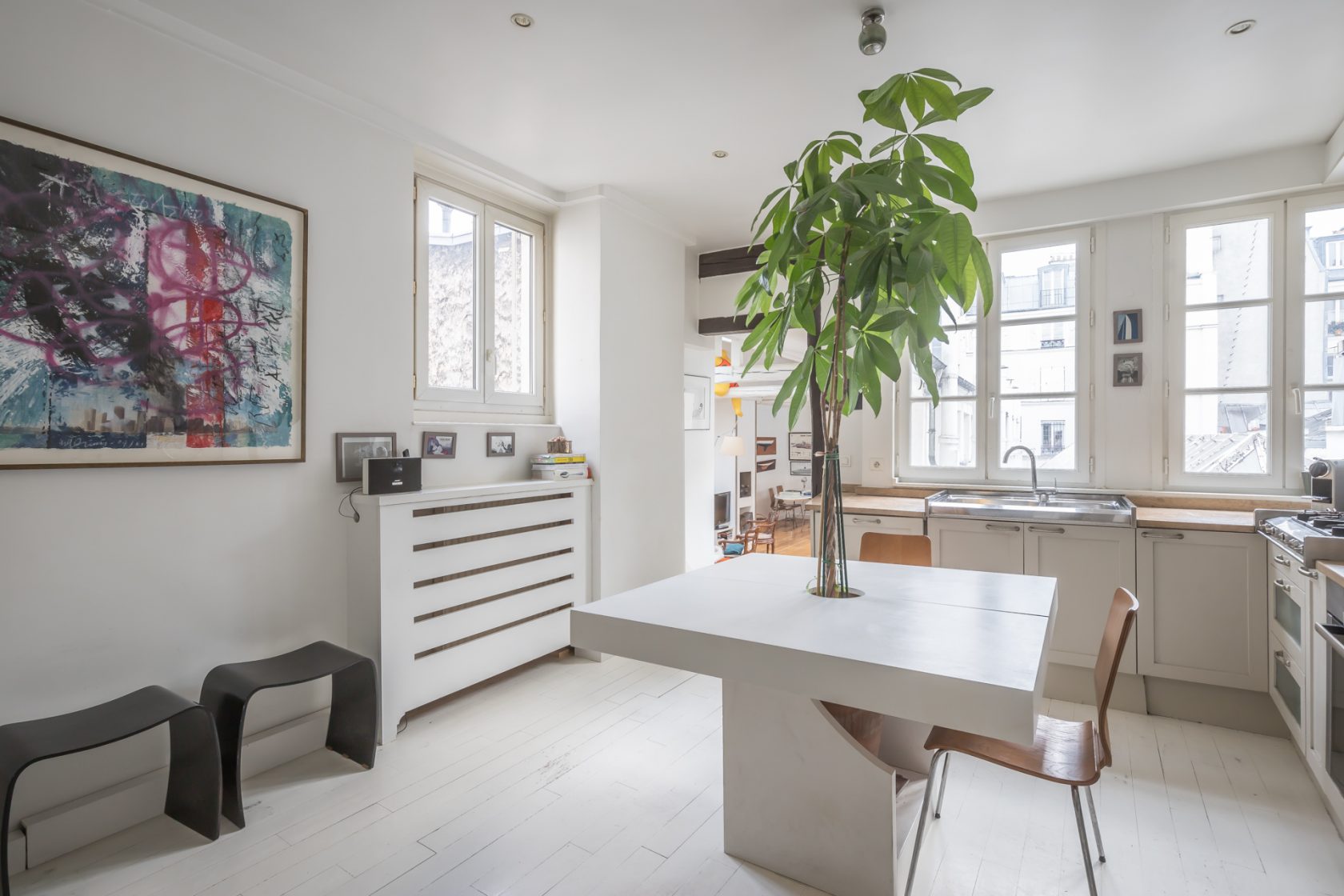 Contemporary apartment in passage
