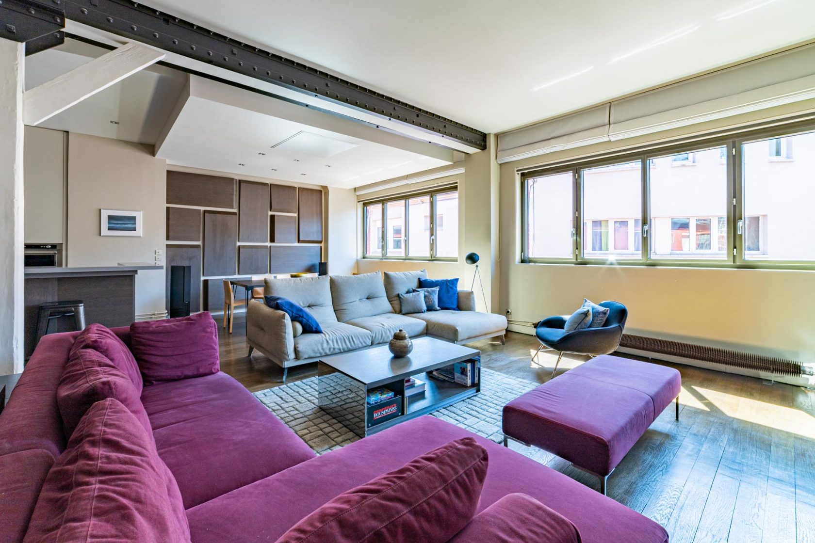 Duplex loft on the top floor