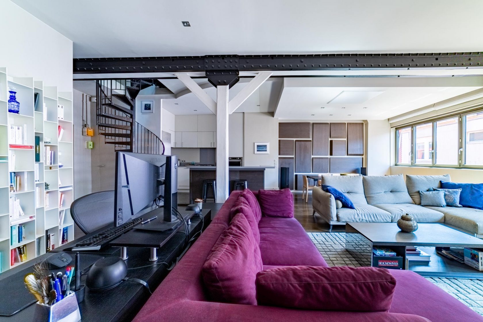 Duplex loft on the top floor