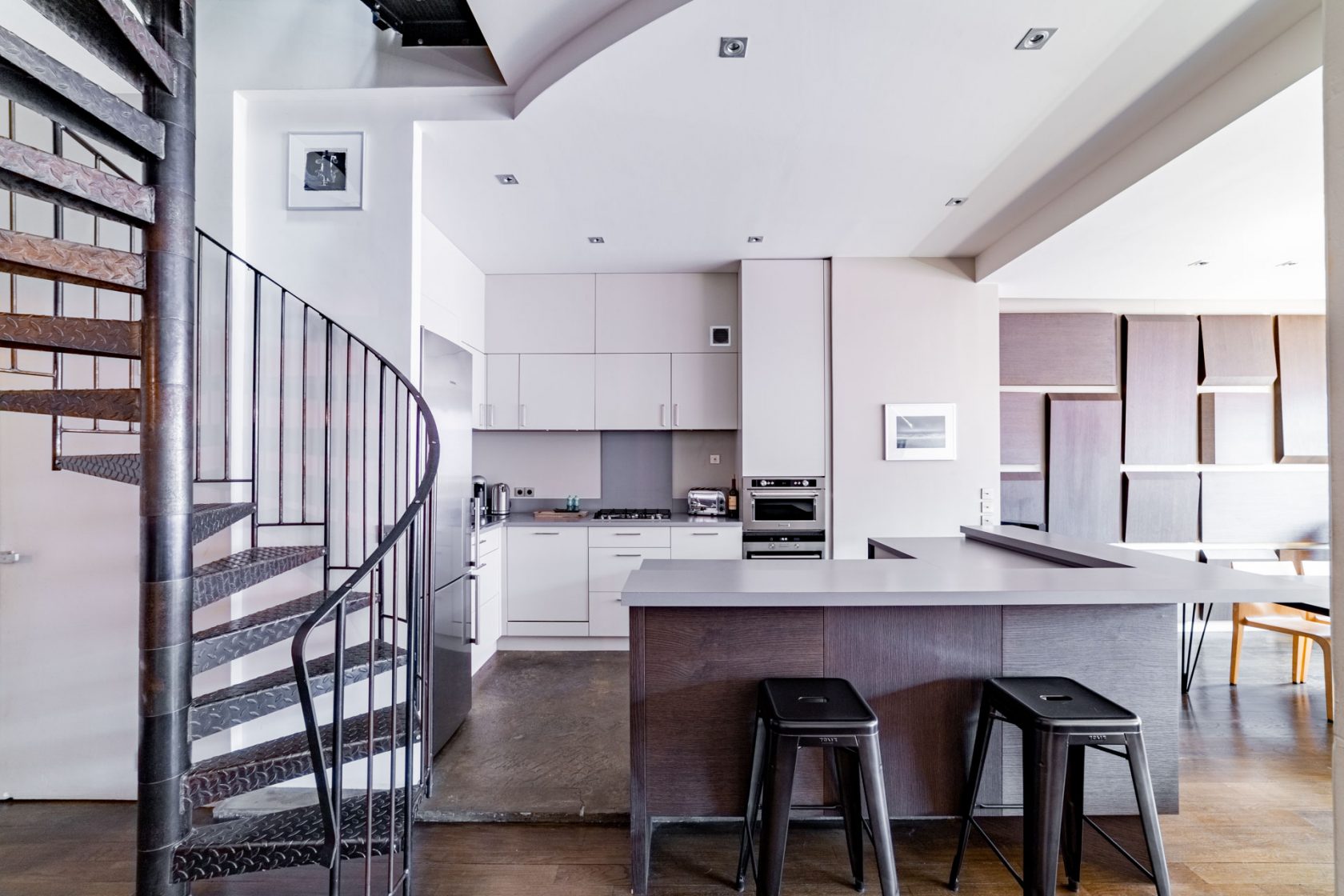 Duplex loft on the top floor