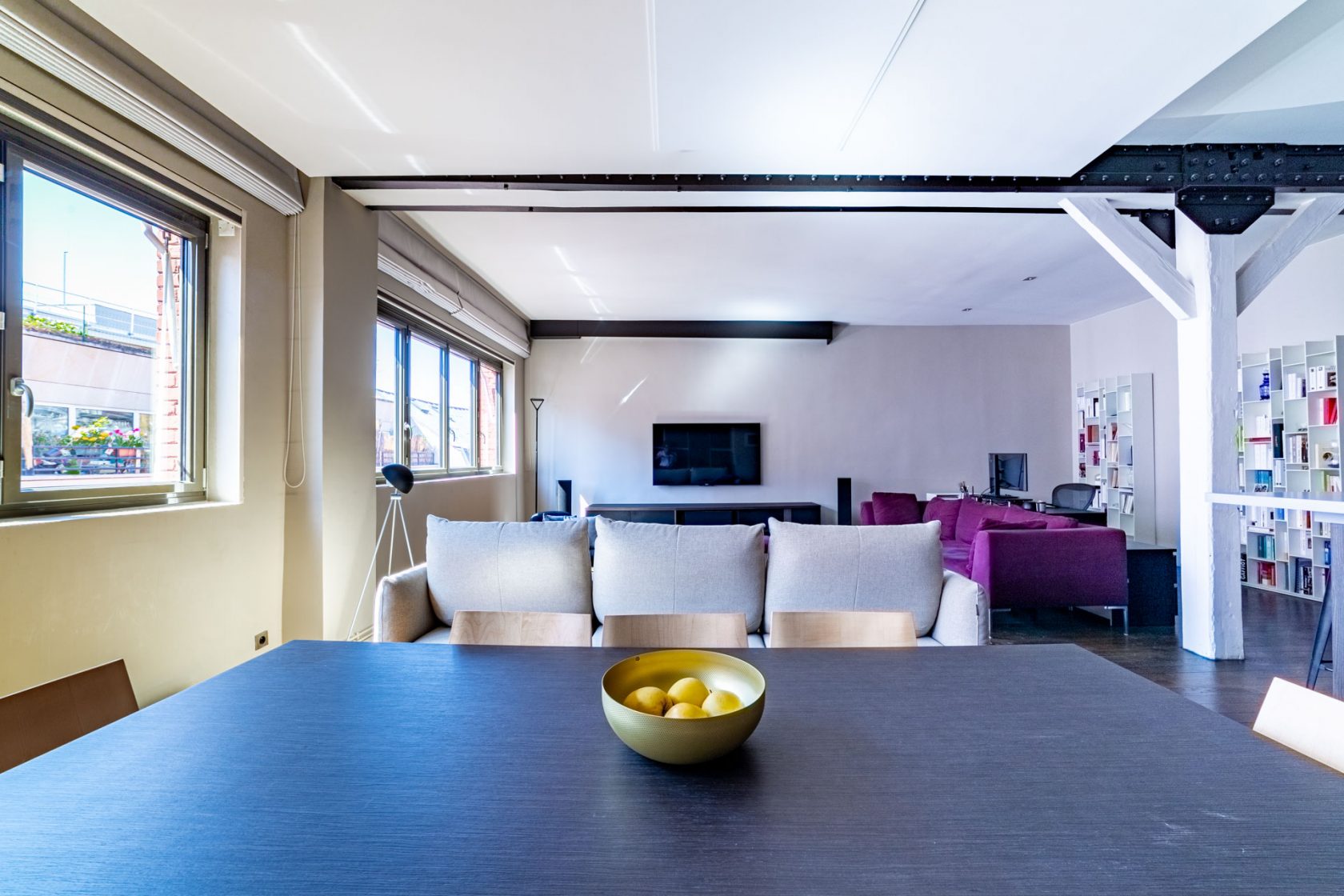 Duplex loft on the top floor