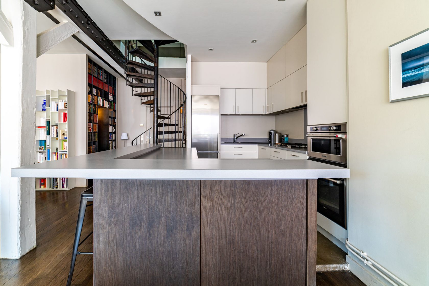 Duplex loft on the top floor