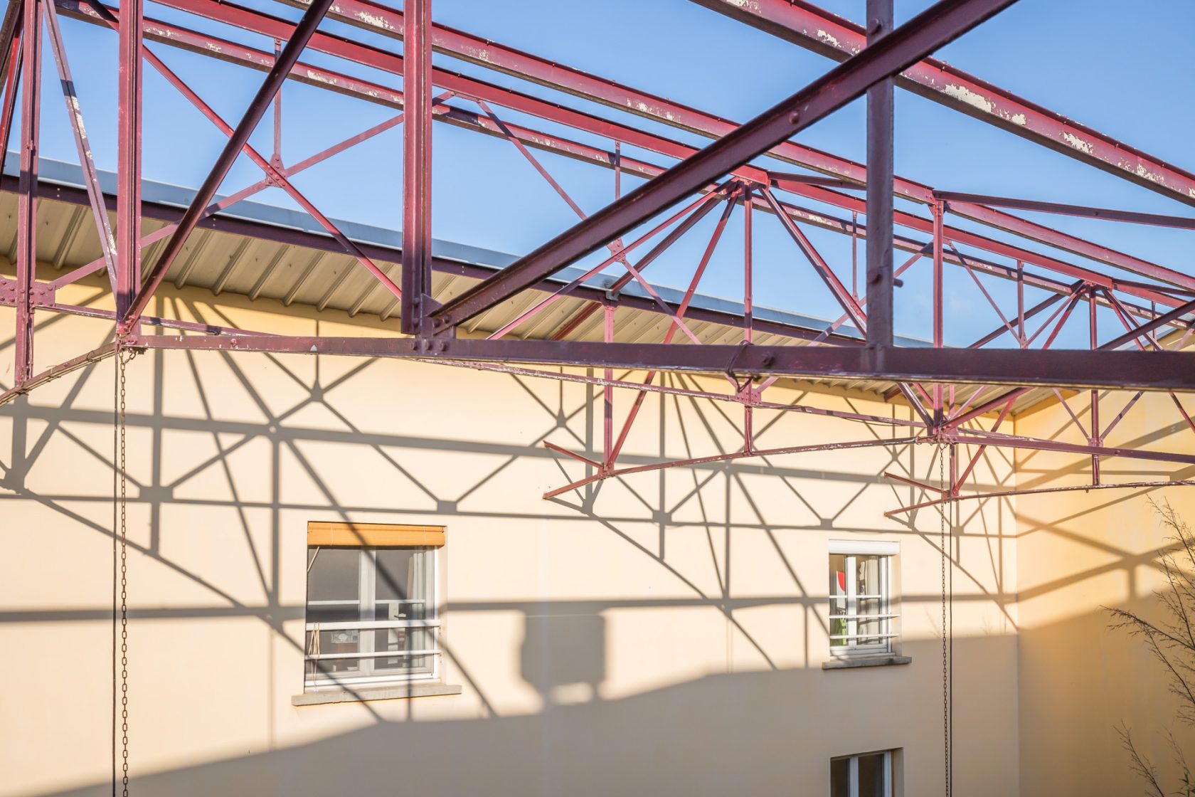 Loft with glass roof and terrace