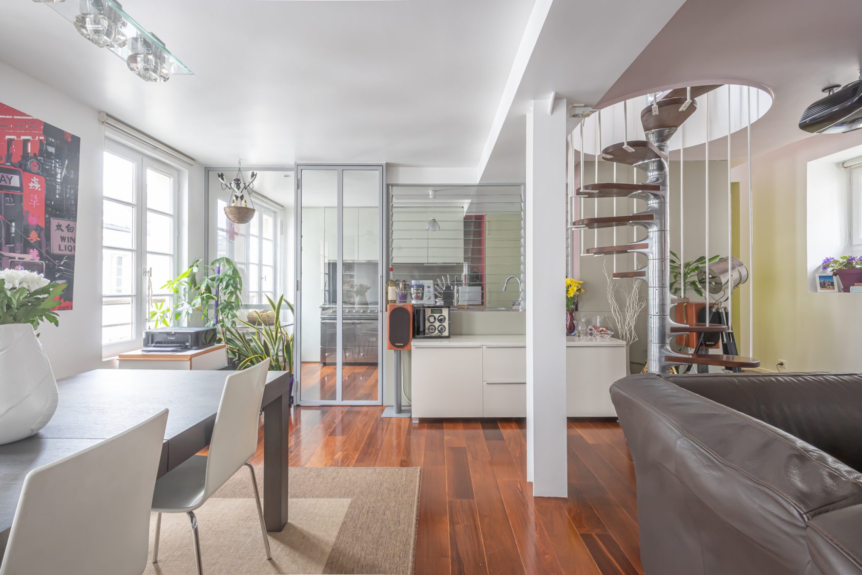Top floor duplex in a former convent
