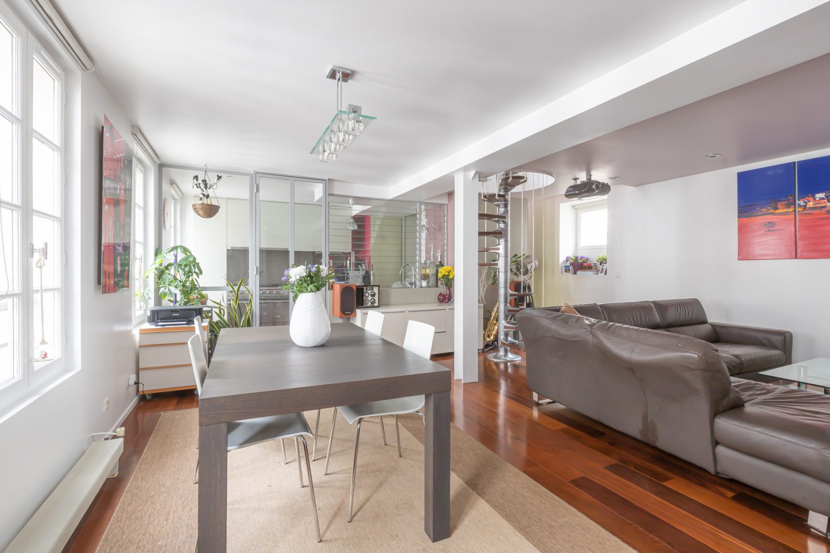 Top floor duplex in a former convent