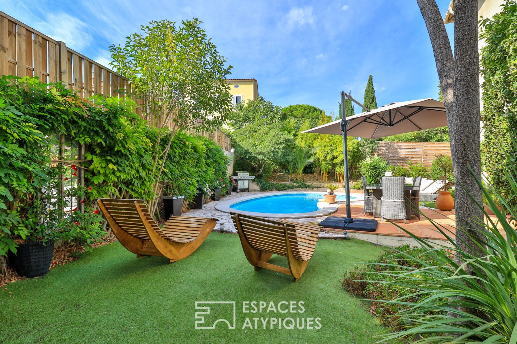 Maison de caractère début XXe avec piscine