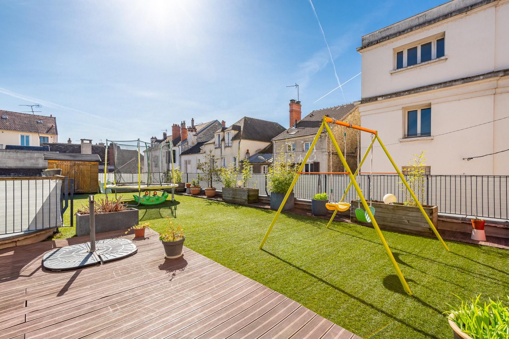 Appartement en centre-ville avec terrasse