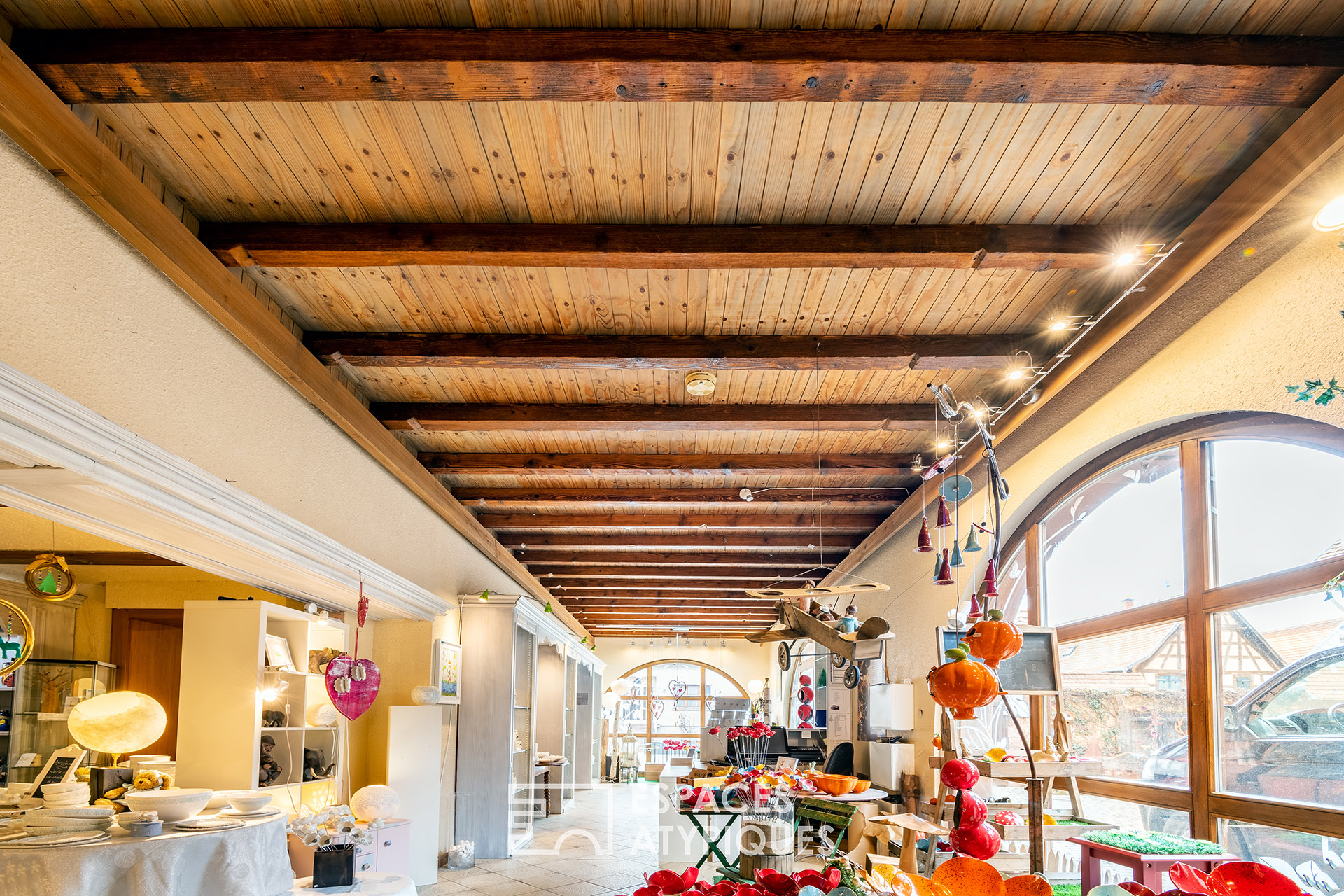 Renovated farmhouse and its guest rooms