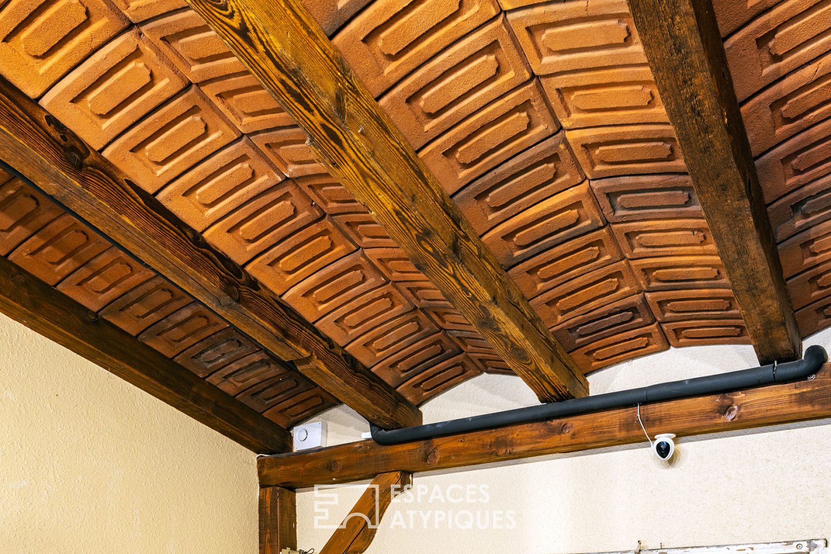 Renovated farmhouse and its guest rooms