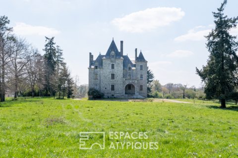 Castle 20th century  at the gates of Rennes