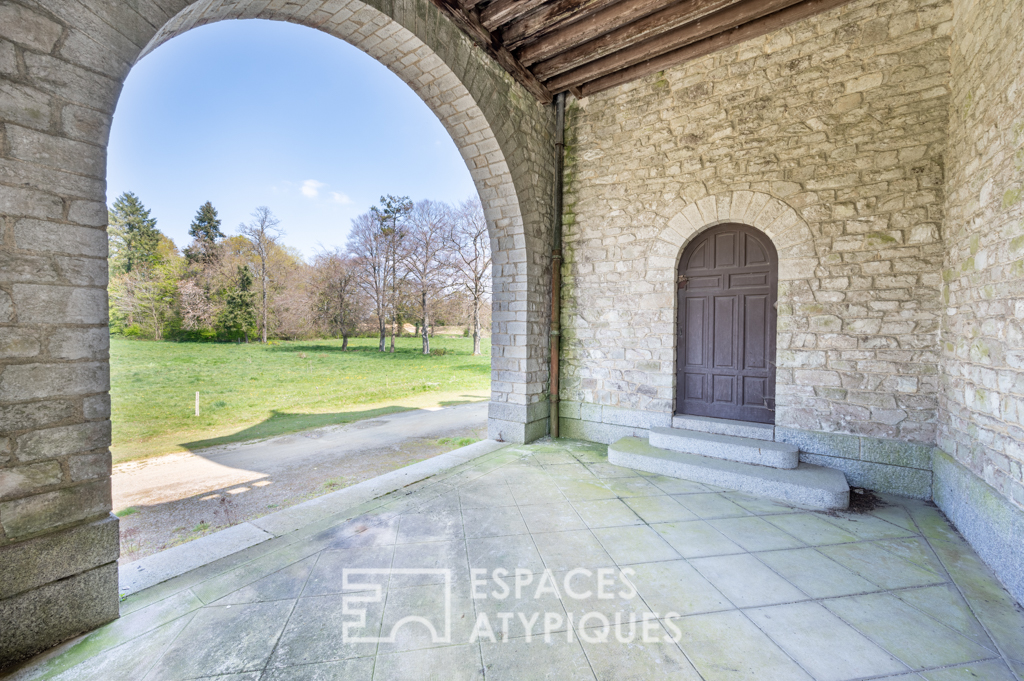 Castle 20th century  at the gates of Rennes