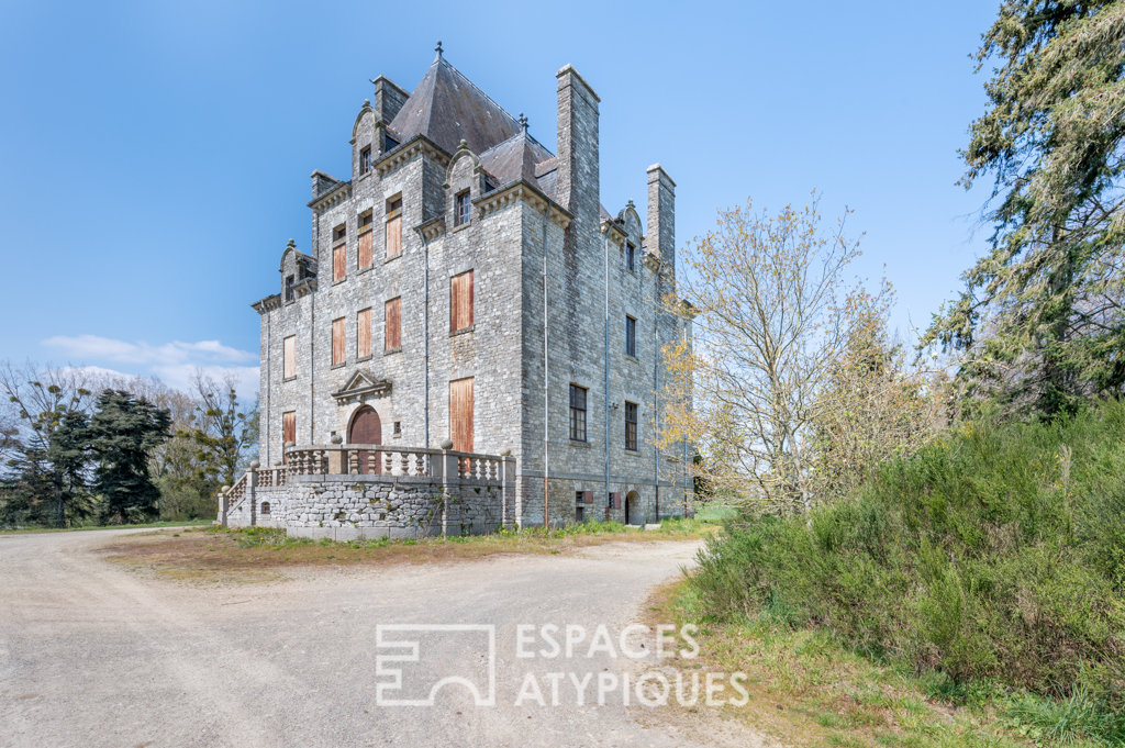 Castle 20th century  at the gates of Rennes