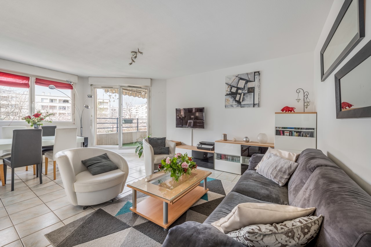 Appartement avec terrasses et vue sur parc