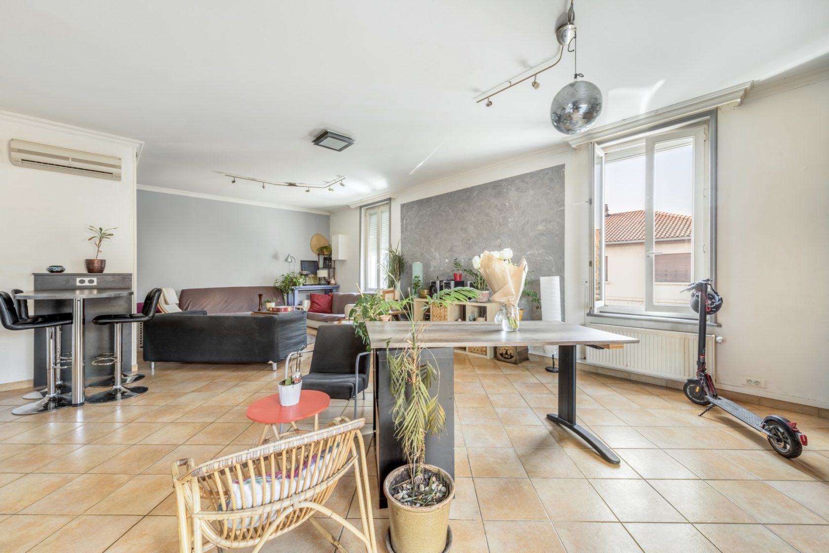 Appartement en duplex avec terrasse et jardin