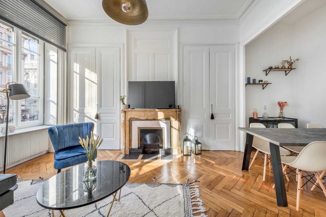 Haussmanien rénové métro Saxe Gambetta