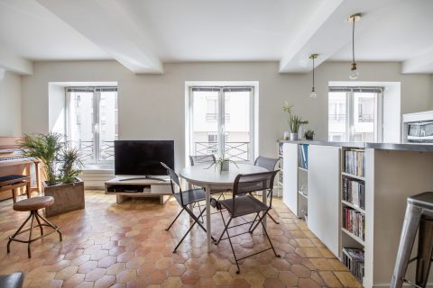 Appartement de caractère rénové proche métro Vaise