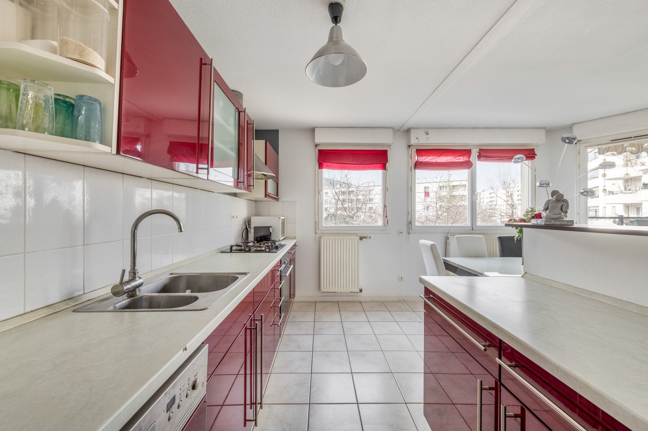 Appartement avec terrasses et vue sur parc