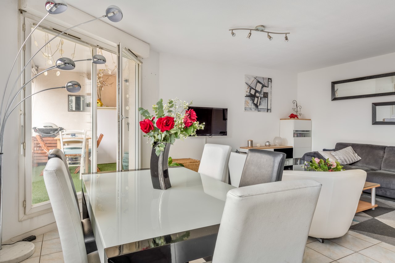Appartement avec terrasses et vue sur parc