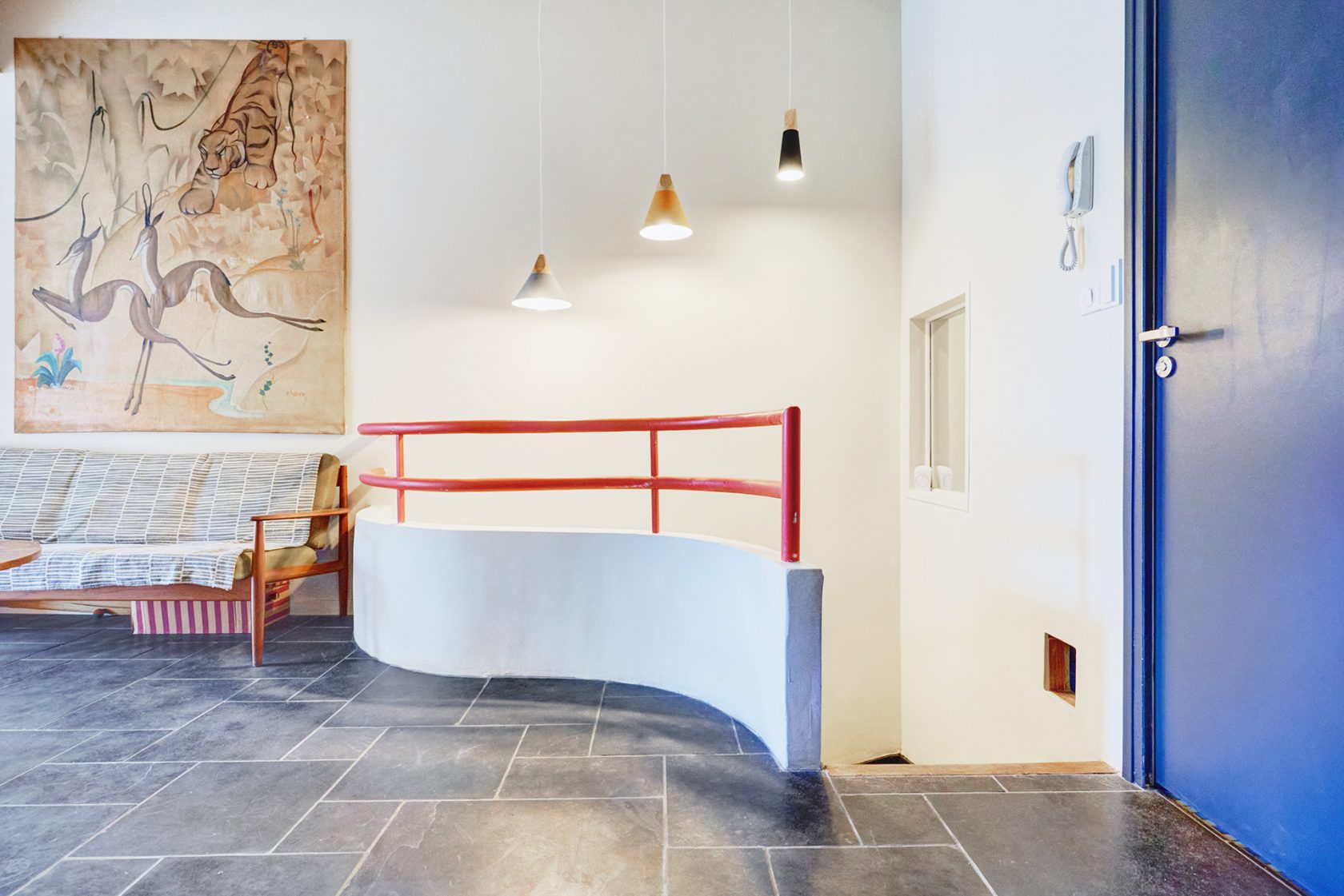 Duplex inversé Art déco avec terrasse et vue