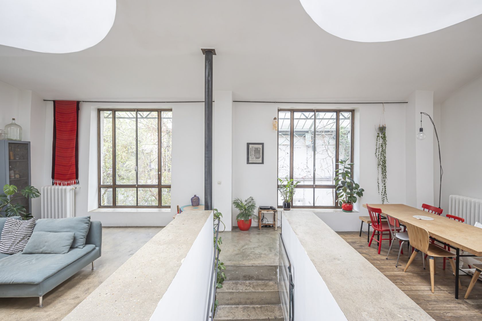Loft avec terrasse dans une ancienne filature