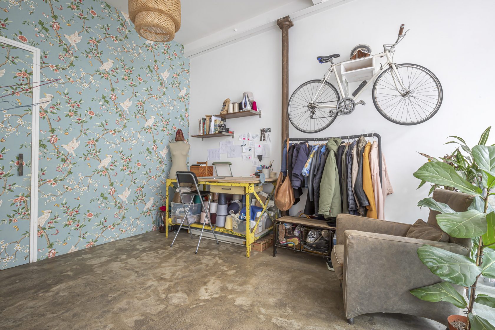 Loft avec terrasse dans une ancienne filature