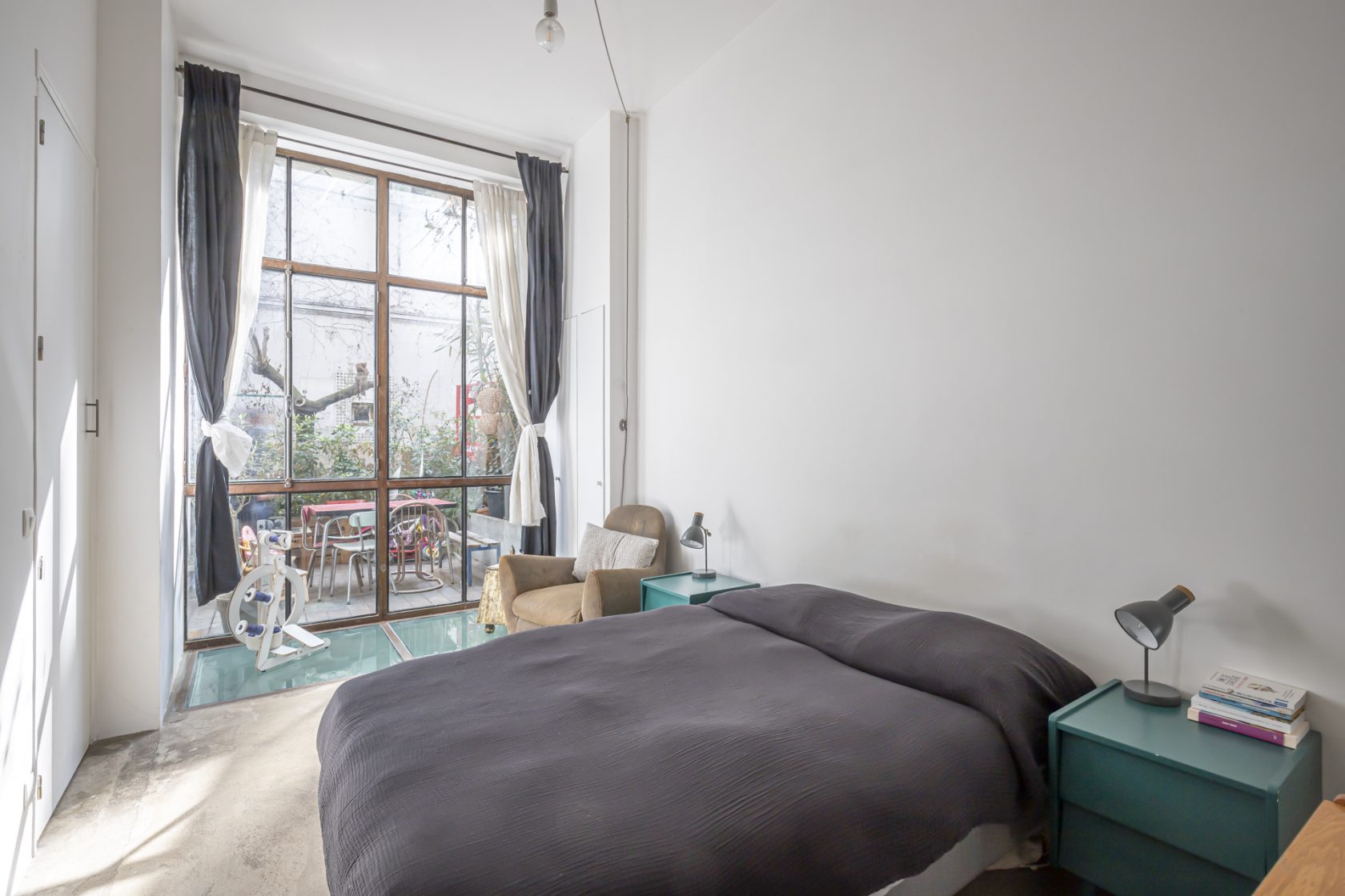 Loft avec terrasse dans une ancienne filature