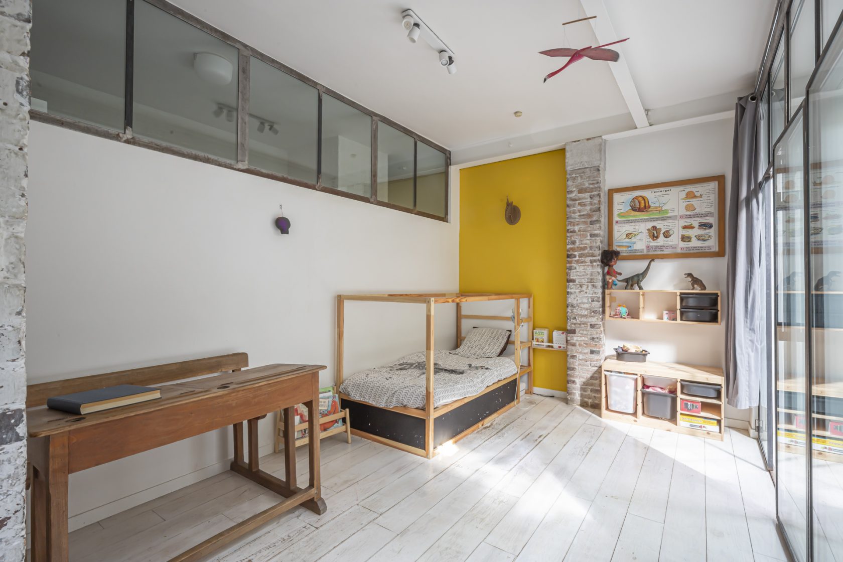 Loft avec terrasse dans une ancienne filature