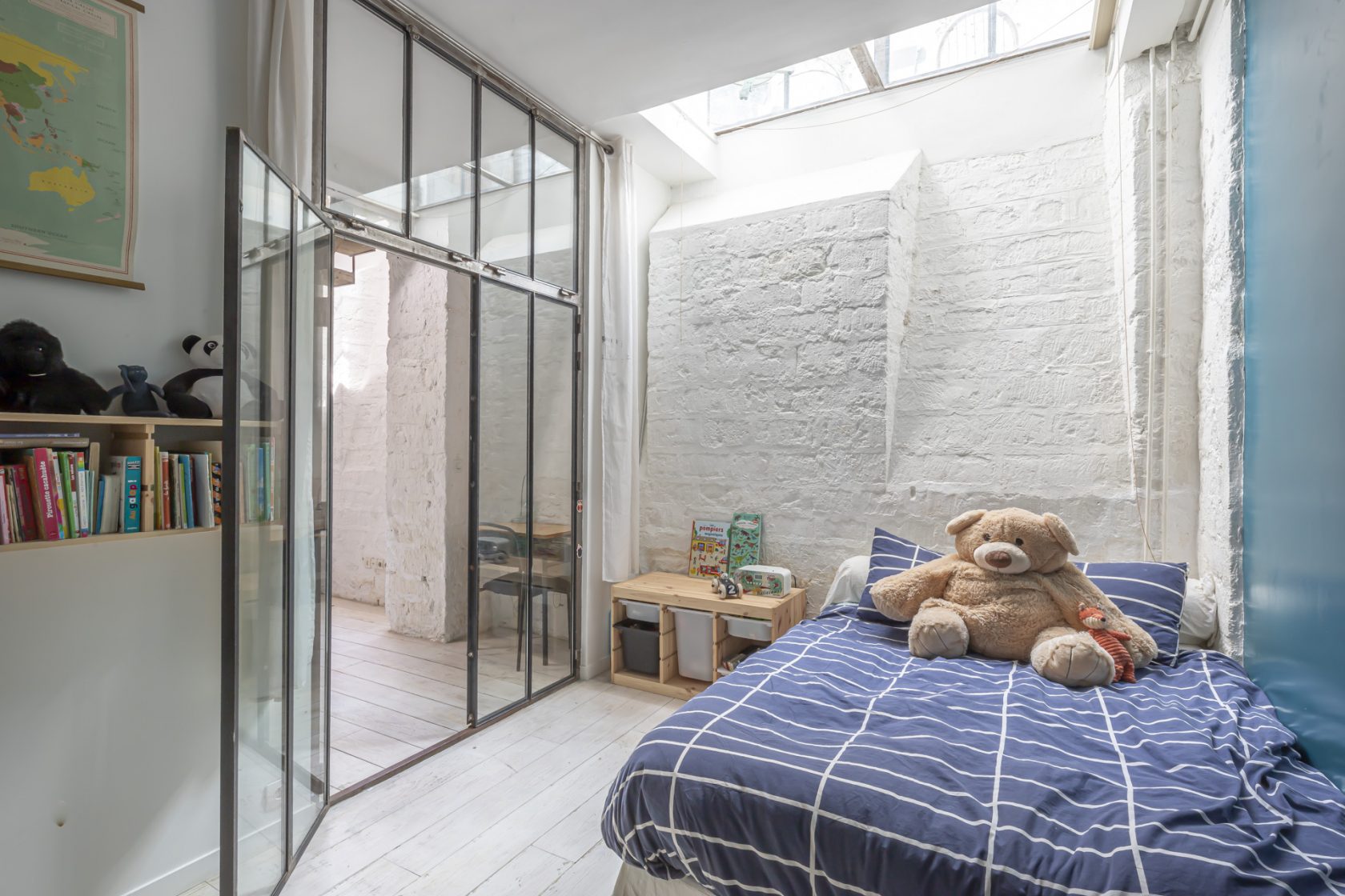 Loft avec terrasse dans une ancienne filature