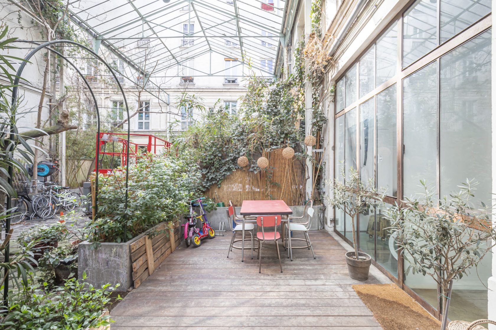 Loft avec terrasse dans une ancienne filature