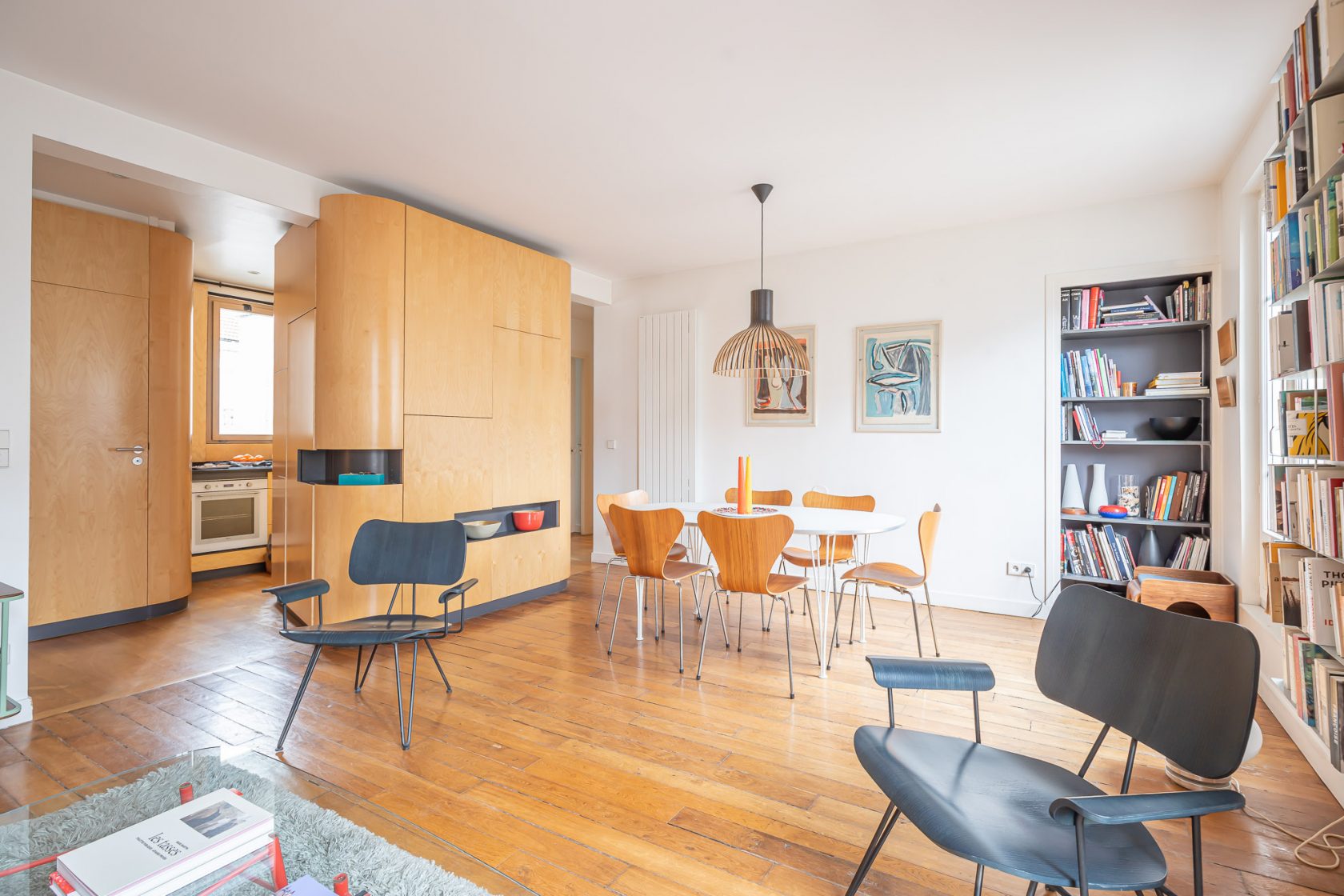 Appartement repensé par architecte