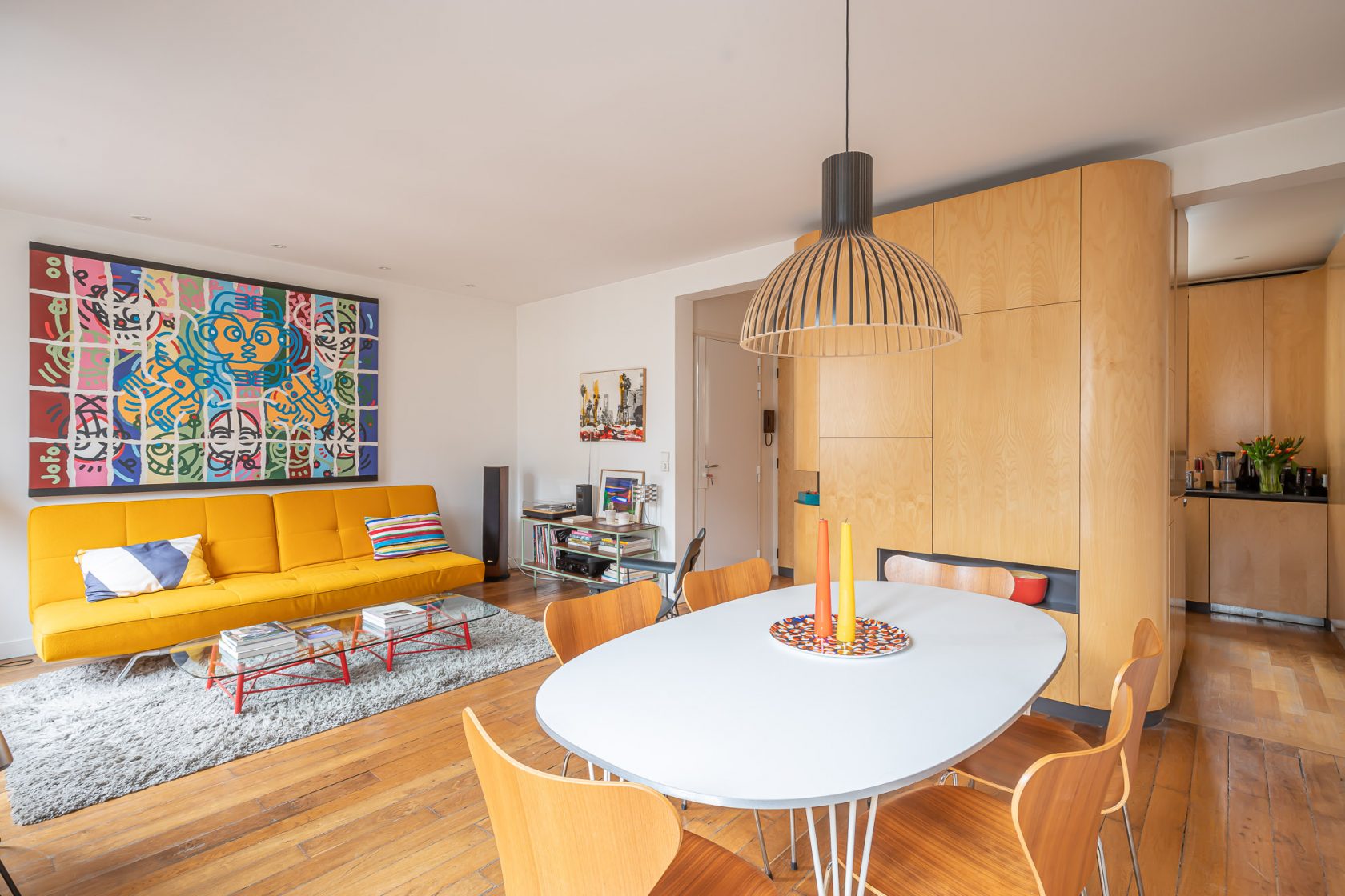 Appartement repensé par architecte